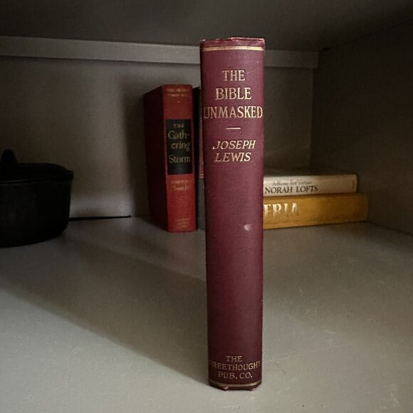 1926 The Bible Unmasked by Joseph Lewis FIRST GENERAL EDITION  Vintage Antique - Picture 7 of 9